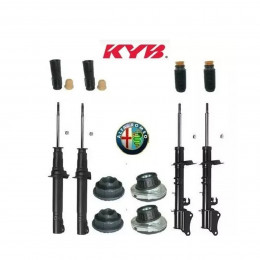 4 Amortecedores Kayaba + Kits Alfa Romeo 156 97/03