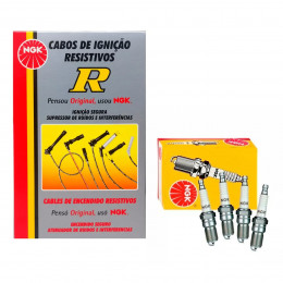 Kit Cabos + Velas Ngk Pajero Tr4 2.0 16V Flex 2007/
