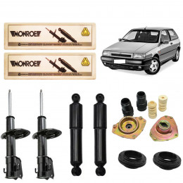 4 Amortecedores Monroe + Kits Fiat Tipo 1.6 2.0 1993/1997