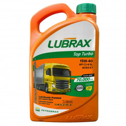 Lubrax Top Turbo Diesel 15w40 Mineral 3 Litros