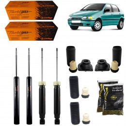 4 Amortecedores Cofap + Kits Axios Fiat Palio 1996/1997