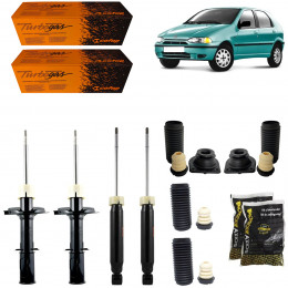 4 Amortecedores Cofap + Kits Axios Fiat Palio 1996/2000