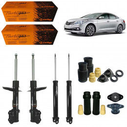 4 Amortecedores Cofap + Kits Sampel Hyundai Azera 2013/