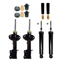 4 Amortecedores Monroe + Kits GM Novo Corsa 2002/2012