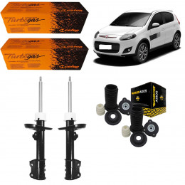 2 Amortecedores Dianteiros Cofap + Kit Axios Palio Sport 11/