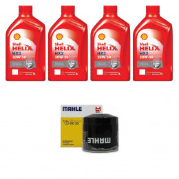 Kit Troca Óleo Shell 20w50 Fiat Uno 1.0 Fiasa 1988/1989