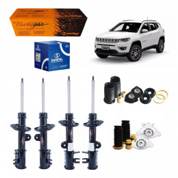 4 Amortecedores Cofap + Kits Sampel Compass Trailhawk 17/