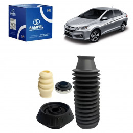 Kit Amortecedor Dianteiro Sampel Honda City Fit 2015/2020 SK91013S