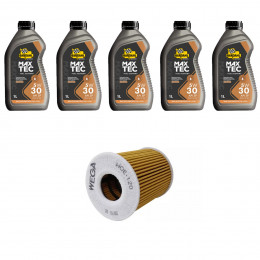 Kit Troca Óleo Bardahl 5w30 Fusion 2.3 Duratec 2006/2009
