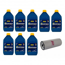 Kit Troca Óleo Bardahl 5w40 A6 Quattro V8 40v 4.2 2000/2005
