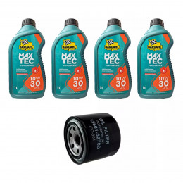 Kit Troca Óleo Bardahl 10w30 Lancer 1.8 1993/1995
