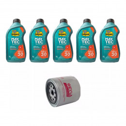Kit Troca Óleo Bardahl 10W30 Chrysler Caravan 3.3 V6 93/00