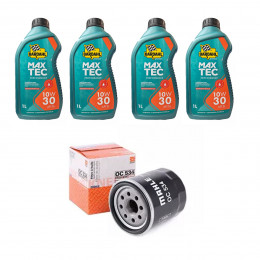 Kit Troca Óleo Bardahl 10W30 Toyota Corolla 1.8 7AFE 92/02