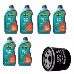 Kit Troca Óleo Bardahl 10W30 Grand Vitara 2.0 J20A 1999/2003