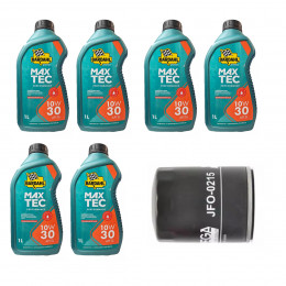 Kit Troca Óleo Bardahl 10W30 Hilux Sw4 Kun 4.0 V6 2009/2012