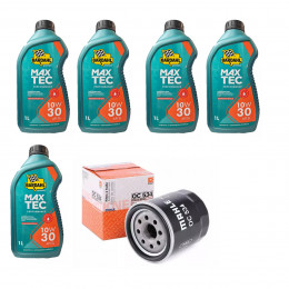 Kit Troca Óleo Bardahl 10W30 Toyota Corolla 1.6 3ZZFE 03/07