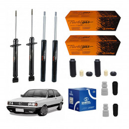4 Amortecedores Cofap + Kits Sampel Vw Gol Voyage 1980/1994