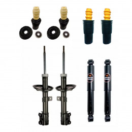 4 Amortecedores Corven + Kits Renault Duster 4x2 2011/