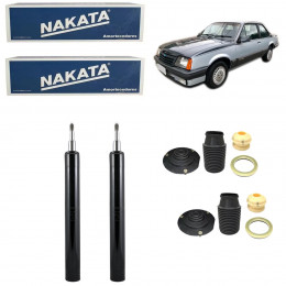 2 Amortecedores Dianteiros Nakata + Kits Gm Monza 1983/1990