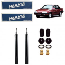 2 Amortecedores Dianteiros Nakata + Kits Gm Monza 1991/1996
