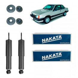 2 Amortecedores Traseiros Nakata + Kits Gm Monza 1982/1990