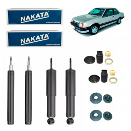 4 Amortecedores Nakata + Kits Gm Monza 1982/1990