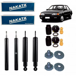 4 Amortecedores Nakata + Kits Gm Monza 1991/1996