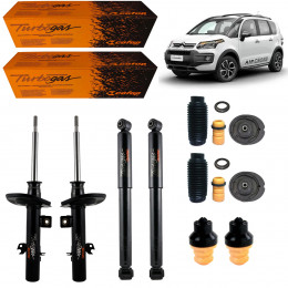 4 Amortecedores Cofap + Kits Citroen Aircross 2010/2017