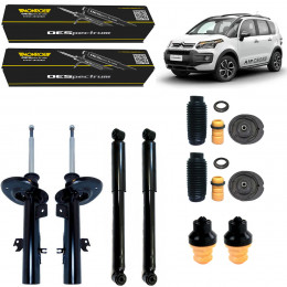 4 Amortecedores Monroe + Kits Citroen Aircross 2010/2017