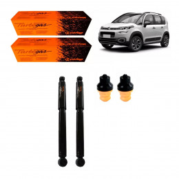 2 Amortecedores Traseiros Cofap + Kits Citroen Aircross 2018/