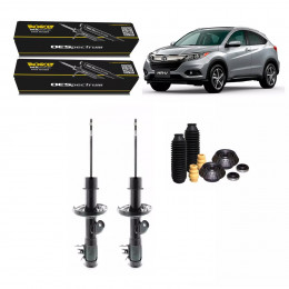 2 Amortecedores Dianteiros Monroe + Kits Sampel Hrv 16/21