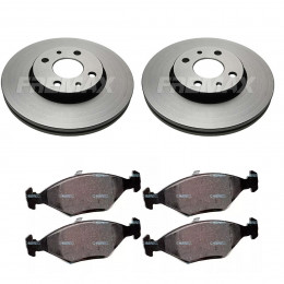 Kit Freio Dianteiro Disco Pastilha Fiat Palio 1.0 Fire 10/15 Palio Economy 1.0 14/16