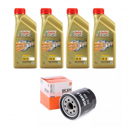 Kit Troca Óleo Castrol Edge 5w30 Toyota Yaris 1.3 1.5 2018/