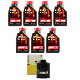 Kit Troca Óleo Motul 5w30 Ford Ranger 2.5 8V Duratec Gasolina 1998/2003