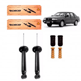 2 Amortecedores Traseiros Monroe + Kits Vw Santana 1998/