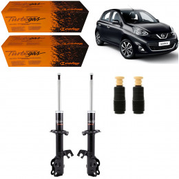 2 Amortecedores Cofap + Kits Nissan March 2011/2016