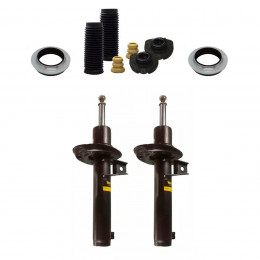 2 Amortecedores Monroe + Kits Axios Jetta Variant 2.5 08/13
