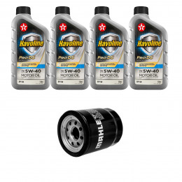 Kit Troca Óleo Havoline 5w40 Honda Civic 1.6 16V 1992/2000