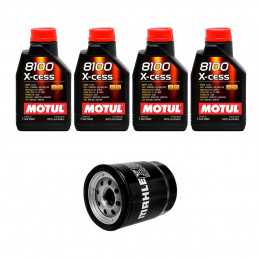 Kit Troca Óleo Motul 5w40 Honda Civic 1.6 16V 1992/2000