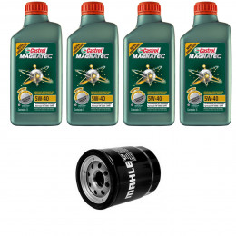 Kit Troca Óleo Castrol 5w40 Honda Civic 1.6 16V 1992/2000