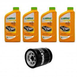 Kit Troca Óleo Lubrax 5w40 Honda Civic 1.6 16V 1992/2000