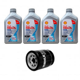 Kit Troca Óleo Shell 5w40 Honda Civic 1.6 16V 1992/2000