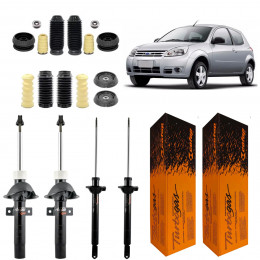4 Amortecedores Cofap + Kits Axios Ford Ka 2007/2011