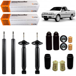 4 Amortecedores Cofap + Kits Vw Saveiro G3 2001/