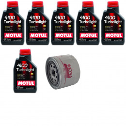 Kit Troca Óleo Motul 10w40 Fiat Ducato 2.3 Multijet 2012/