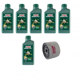 Kit Troca Óleo Castrol 10w40 Fiat Ducato 2.3 Multijet 2012/