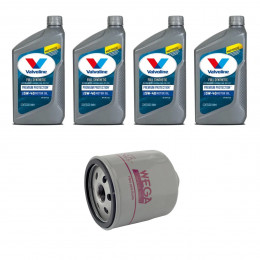 Kit Troca Óleo Valvoline 5w40 Vw Polo 1.6 8V 2014/2016 Polo 2.0 8V 2004/2016