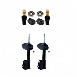 2 Amortecedores Dianteiros Monroe + Kits Sampel Clio 1.0 12/