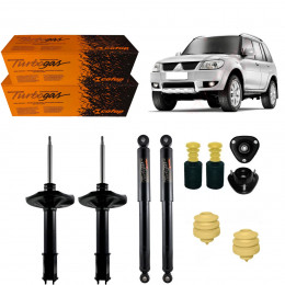 4 Amortecedores Cofap + Kits Mitsubishi Pajero Tr4 2003/2014
