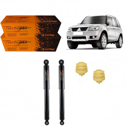 2 Amortecedores Traseiros Cofap + Kits Mitusibshi Pajero Tr4 2003/2014
